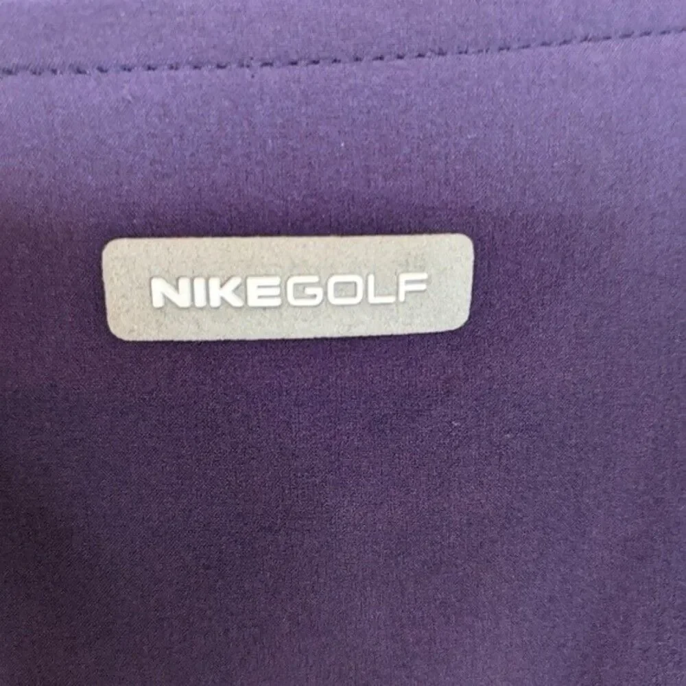 Nike Golf Tour Performance nikebetterworld.com purple half zip -L